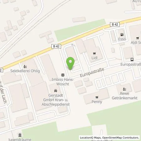 Standortübersicht der Tankstelle EWE Go GmbH in 65385 Rüdesheim am Rhein