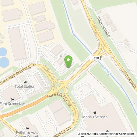 Standortübersicht der Tankstelle EWE Go GmbH in 51503 Rösrath