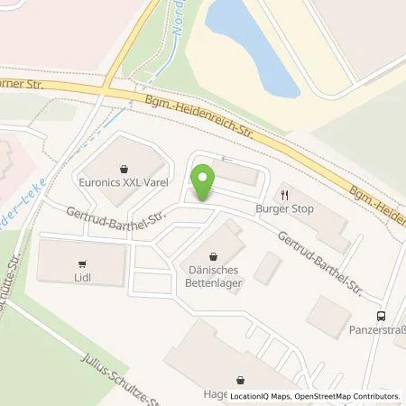 Standortübersicht der Tankstelle EWE Go GmbH in 26316 Varel