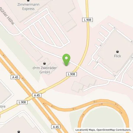 Standortübersicht der Tankstelle EWE Go GmbH in 57258 Freudenberg