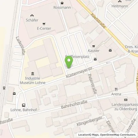 Standortübersicht der Tankstelle EWE Go GmbH in 49393 Lohne