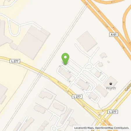 Standortübersicht der Tankstelle EWE Go GmbH in 41189 Mönchengladbach