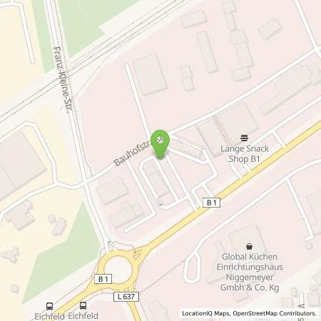 Standortübersicht der Tankstelle EWE Go GmbH in 33154 Salzkotten