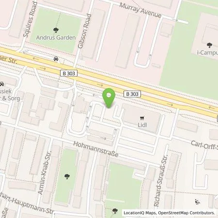 Standortübersicht der Tankstelle EWE Go GmbH in 97421 Schweinfurt