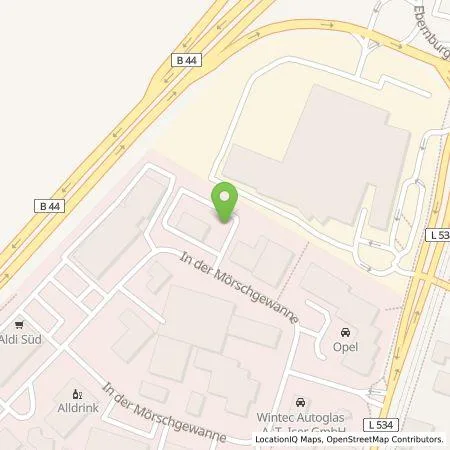 Standortübersicht der Tankstelle EWE Go GmbH in 67065 Ludwigshafen am Rhein