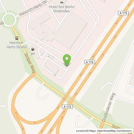 Standortübersicht der Tankstelle EWE Go GmbH in 14532 Kleinmachnow