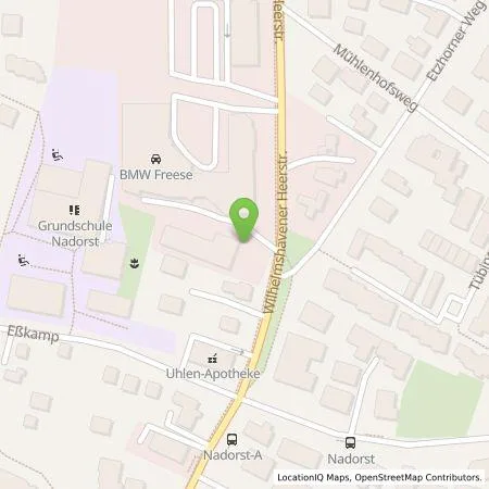 Standortübersicht der Tankstelle EWE Go GmbH in 26125 Oldenburg