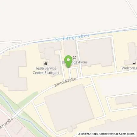 Standortübersicht der Tankstelle Staehle Grundstücksverwaltungs-GmbH in 70499 Stuttgart