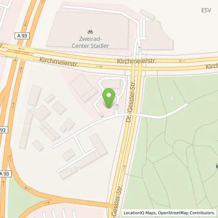 Standortübersicht der Tankstelle EWE Go GmbH in 93051 Regensburg