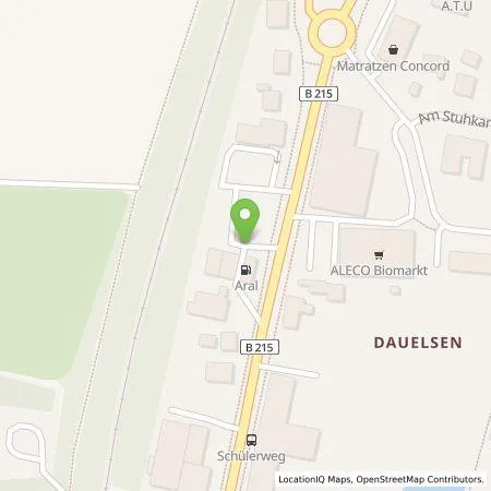 Standortübersicht der Tankstelle EWE Go GmbH in 27283 Verden