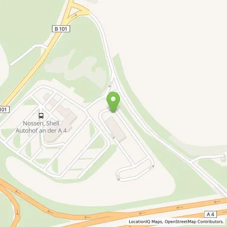 Standortübersicht der Tankstelle EWE Go GmbH in 01683 Nossen