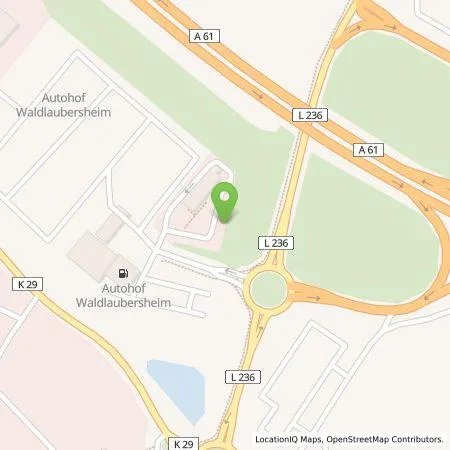 Standortübersicht der Tankstelle EWE Go GmbH in 55444 Waldlaubersheim
