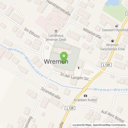 Standortübersicht der Tankstelle EWE Go GmbH in 27639 Wurster Nordseeküste