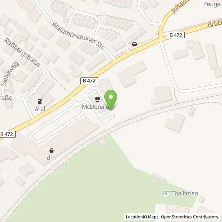 Standortübersicht der Tankstelle EWE Go GmbH in 87616 Marktoberdorf