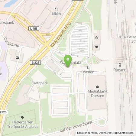 Standortübersicht der Tankstelle EWE Go GmbH in 46282 Dorsten