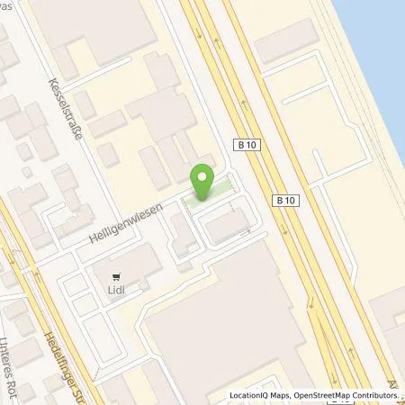 Standortübersicht der Tankstelle EWE Go GmbH in 70327 Stuttgart