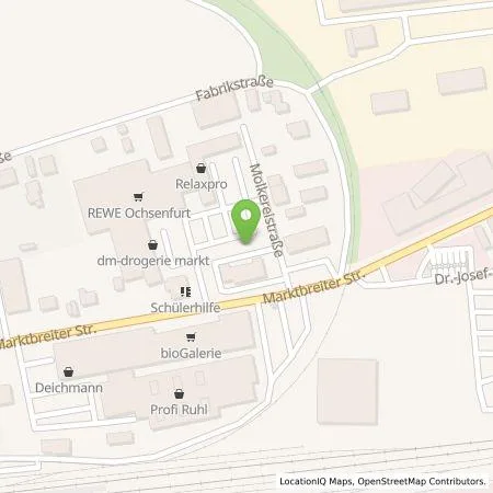 Standortübersicht der Tankstelle EWE Go GmbH in 97199 Ochsenfurt