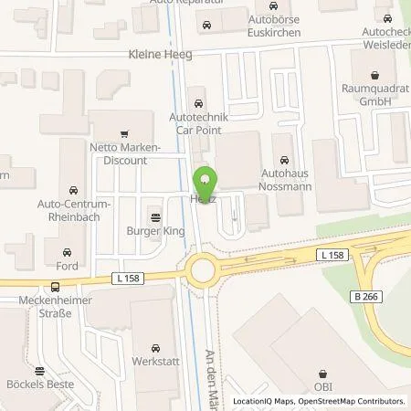 Standortübersicht der Tankstelle EWE Go GmbH in 53359 Rheinbach