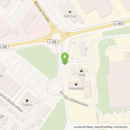 Standortübersicht der Tankstelle EWE Go GmbH in 53919 Weilerswist