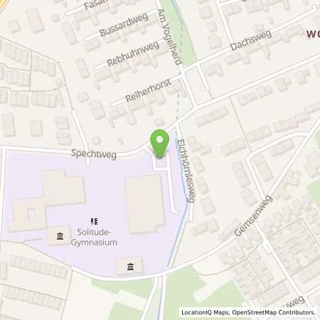 Standortübersicht der Tankstelle Stadtwerke Stuttgart GmbH in 70499 Stuttgart