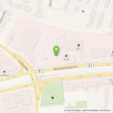 Standortübersicht der Tankstelle Dortmunder Energie- und Wasserversorgung GmbH in 44141 Dortmund