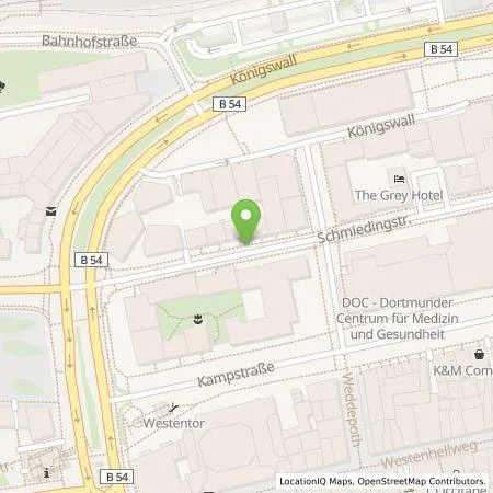 Standortübersicht der Tankstelle Dortmunder Energie- und Wasserversorgung GmbH in 44137 Dortmund