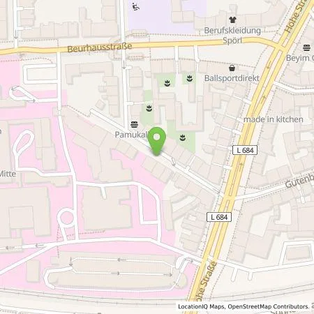 Standortübersicht der Tankstelle Dortmunder Energie- und Wasserversorgung GmbH in 44137 Dortmund