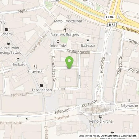 Standortübersicht der Tankstelle Dortmunder Energie- und Wasserversorgung GmbH in 44135 Dortmund