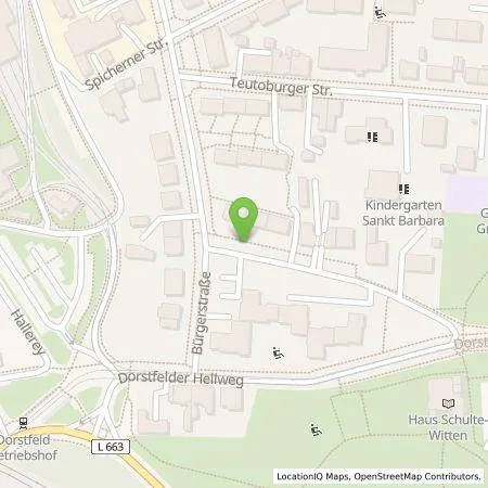 Standortübersicht der Tankstelle Dortmunder Energie- und Wasserversorgung GmbH in 44149 Dortmund