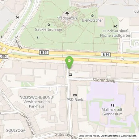 Standortübersicht der Tankstelle Dortmunder Energie- und Wasserversorgung GmbH in 44137 Dortmund