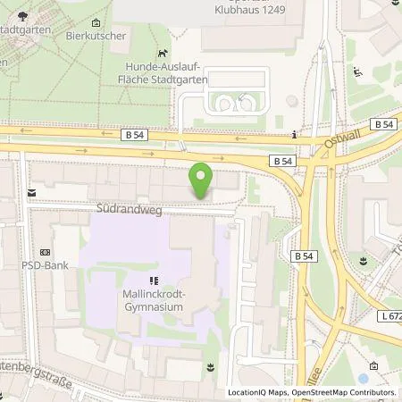 Standortübersicht der Tankstelle Dortmunder Energie- und Wasserversorgung GmbH in 44135 Dortmund