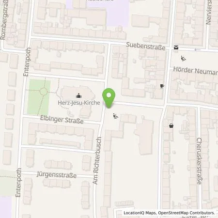 Standortübersicht der Tankstelle Dortmunder Energie- und Wasserversorgung GmbH in 44263 Dortmund