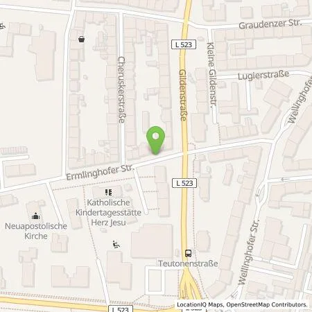 Standortübersicht der Tankstelle Dortmunder Energie- und Wasserversorgung GmbH in 44263 Dortmund