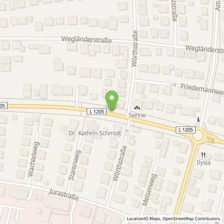 Standortübersicht der Tankstelle EnBW mobility+ AG und Co.KG in 70563 Stuttgart