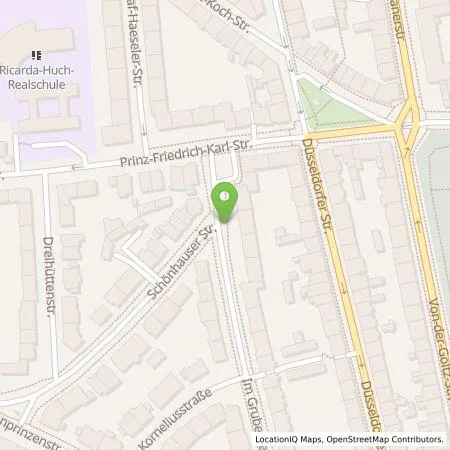 Standortübersicht der Tankstelle Dortmunder Energie- und Wasserversorgung GmbH in 44135 Dortmund