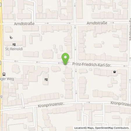 Standortübersicht der Tankstelle Dortmunder Energie- und Wasserversorgung GmbH in 44135 Dortmund