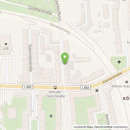 Standortübersicht der Tankstelle Dortmunder Energie- und Wasserversorgung GmbH in 44135 Dortmund