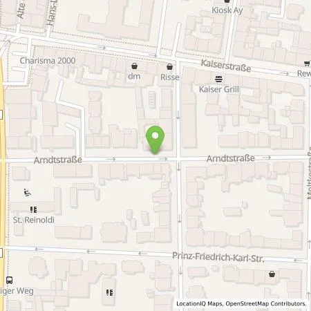 Standortübersicht der Tankstelle Dortmunder Energie- und Wasserversorgung GmbH in 44135 Dortmund