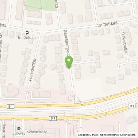 Standortübersicht der Tankstelle Dortmunder Energie- und Wasserversorgung GmbH in 44141 Dortmund