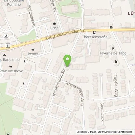 Standortübersicht der Tankstelle Dortmunder Energie- und Wasserversorgung GmbH in 44388 Dortmund