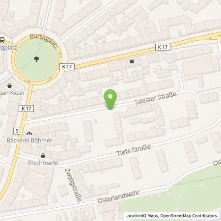 Standortübersicht der Tankstelle Dortmunder Energie- und Wasserversorgung GmbH in 44145 Dortmund