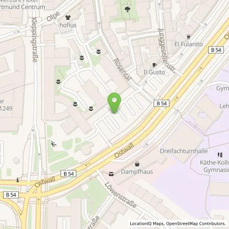 Standortübersicht der Tankstelle Dortmunder Energie- und Wasserversorgung GmbH in 44136 Dortmund