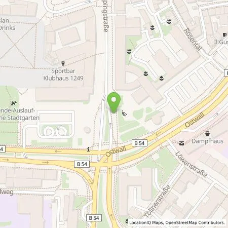 Standortübersicht der Tankstelle Dortmunder Energie- und Wasserversorgung GmbH in 44135 Dortmund