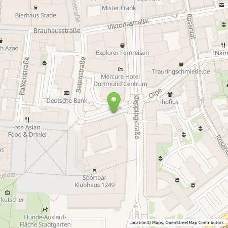Standortübersicht der Tankstelle Dortmunder Energie- und Wasserversorgung GmbH in 44135 Dortmund