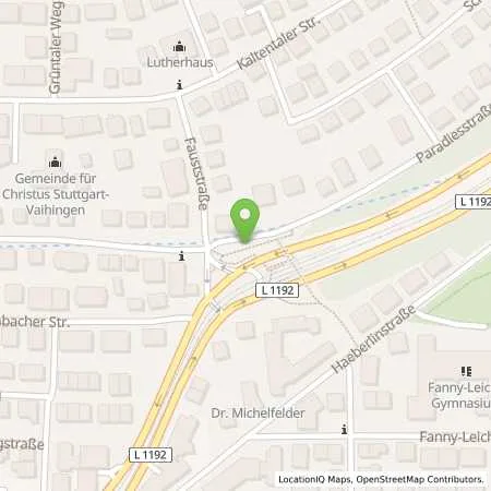 Standortübersicht der Tankstelle Stadtwerke Stuttgart GmbH in 70563 Stuttgart