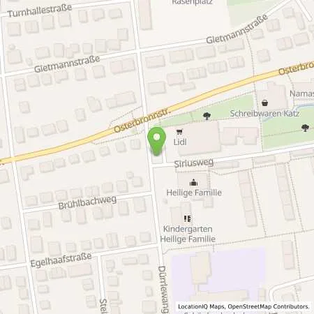 Standortübersicht der Tankstelle eze.network GmbH in 70565 Stuttgart