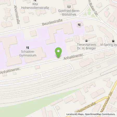 Standortübersicht der Tankstelle ubitricity Gesellschaft für verteilte Energiesysteme mbH in 14163 Berlin