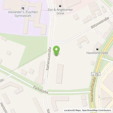 Standortübersicht der Tankstelle ubitricity Gesellschaft für verteilte Energiesysteme mbH in 16761 Hennigsdorf