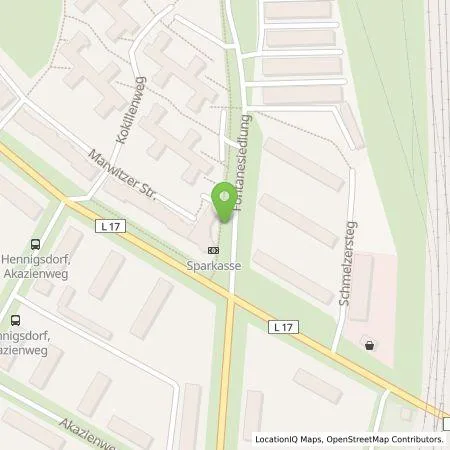 Standortübersicht der Tankstelle ubitricity Gesellschaft für verteilte Energiesysteme mbH in 16761 Hennigsdorf