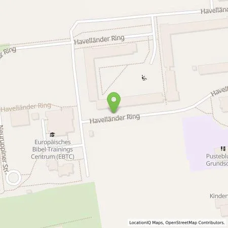 Standortübersicht der Tankstelle ubitricity Gesellschaft für verteilte Energiesysteme mbH in 12629 Berlin